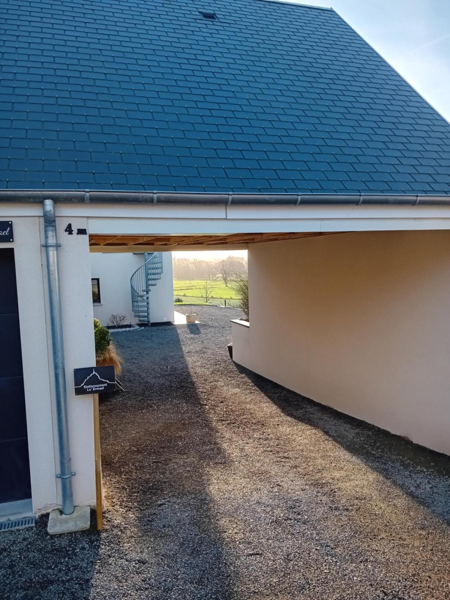 Appartement Lu'Ermael Avec Vue Mont Saint Michel Courtils Екстериор снимка